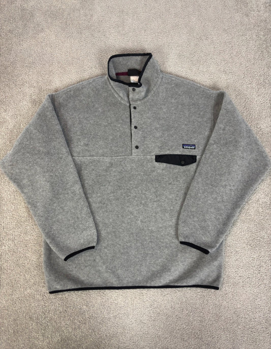 Patagonia Fleece Pullover (XL Herren) Synchilla grau