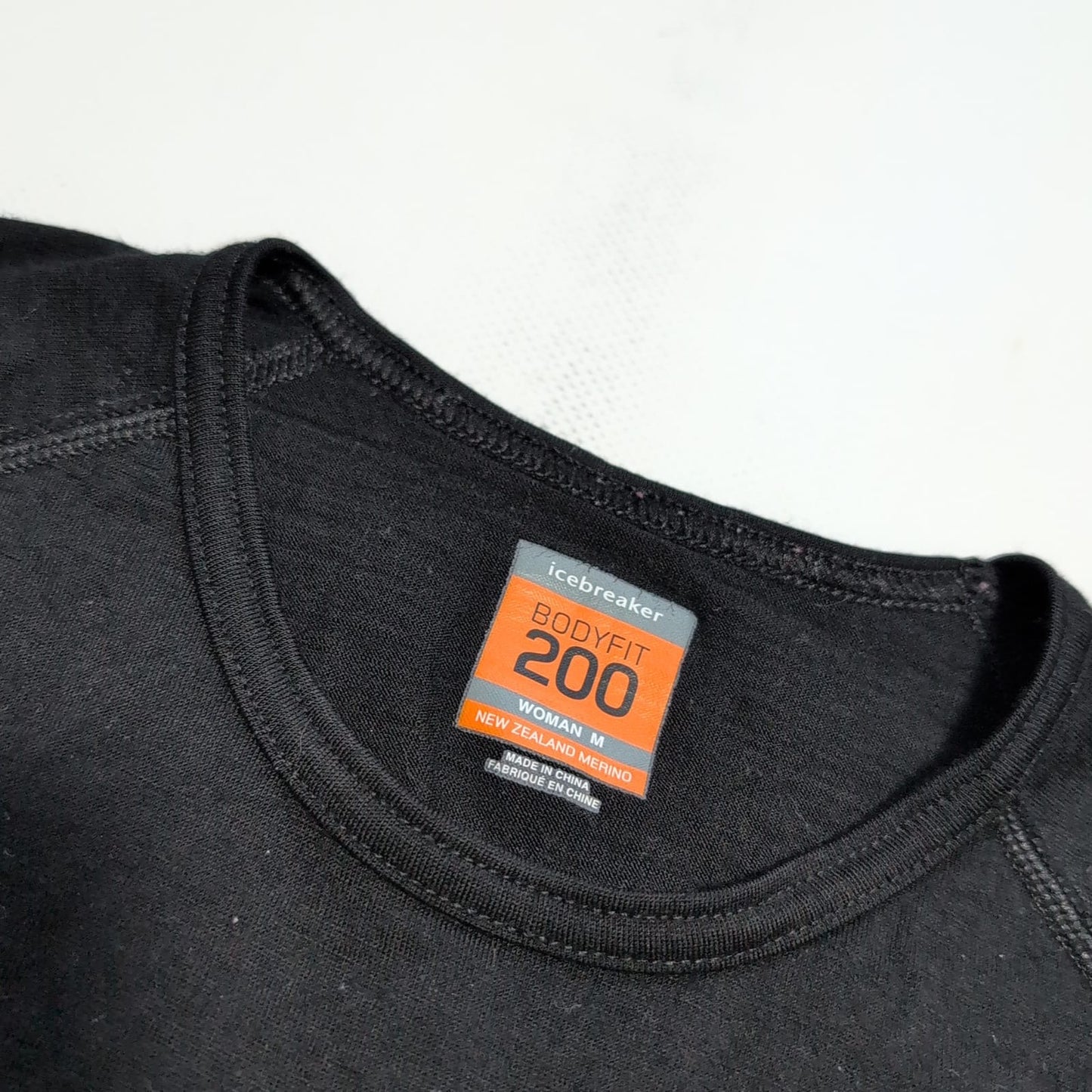 Longsleeve Icebreaker (M Damen) pure Merino 200 schwarz