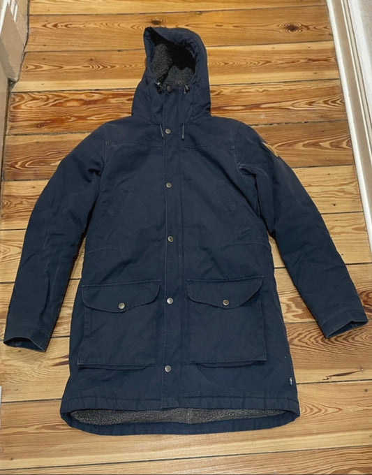 Winter Mantel von Fjällräven XS Greenland Parka dunkelblau