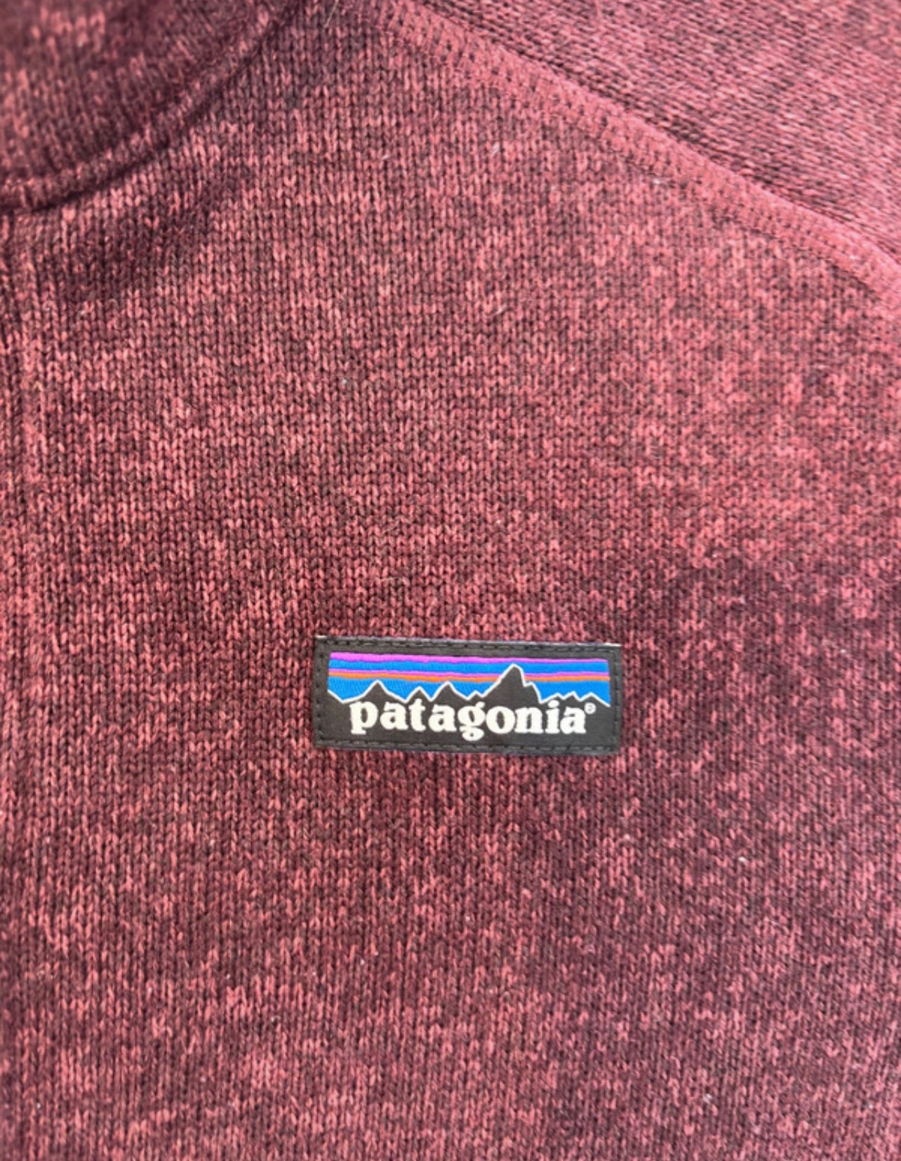 Patagonia Fleece Pullover (M Damen) Better Sweater bordeuax