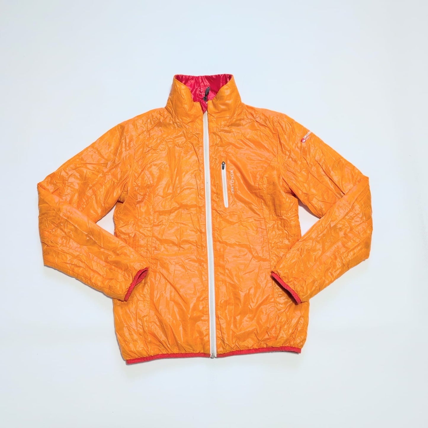 Wende Jacke Ortovox (M Damen) Swisswool Isolation rot orange