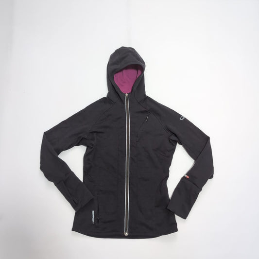 Merino Jacke von Icebreaker (S Damen) Zipper Hoodie dunkelgrau