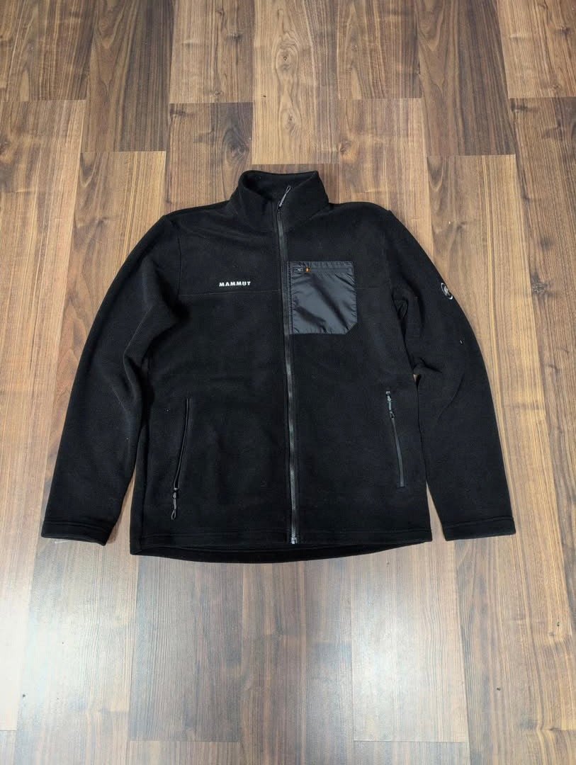 Warme Fleecejacke Mammut Innominata (L Herren) Polartec 200 schwarz - wanderlich.com