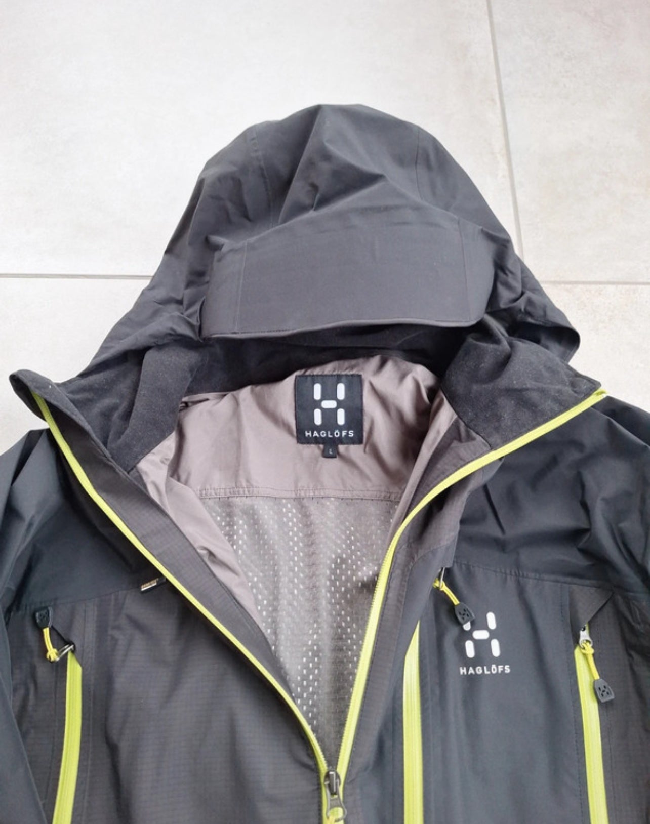 Hardshell Jacke von Haglöfs (L Herren) Goretex schwarz