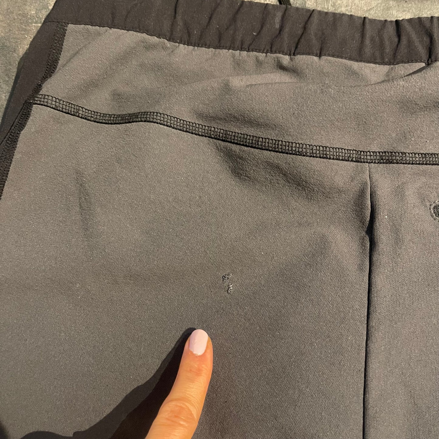 Elastische Trekking Hose Mammut (S Herren) wasserdicht schwarz grau