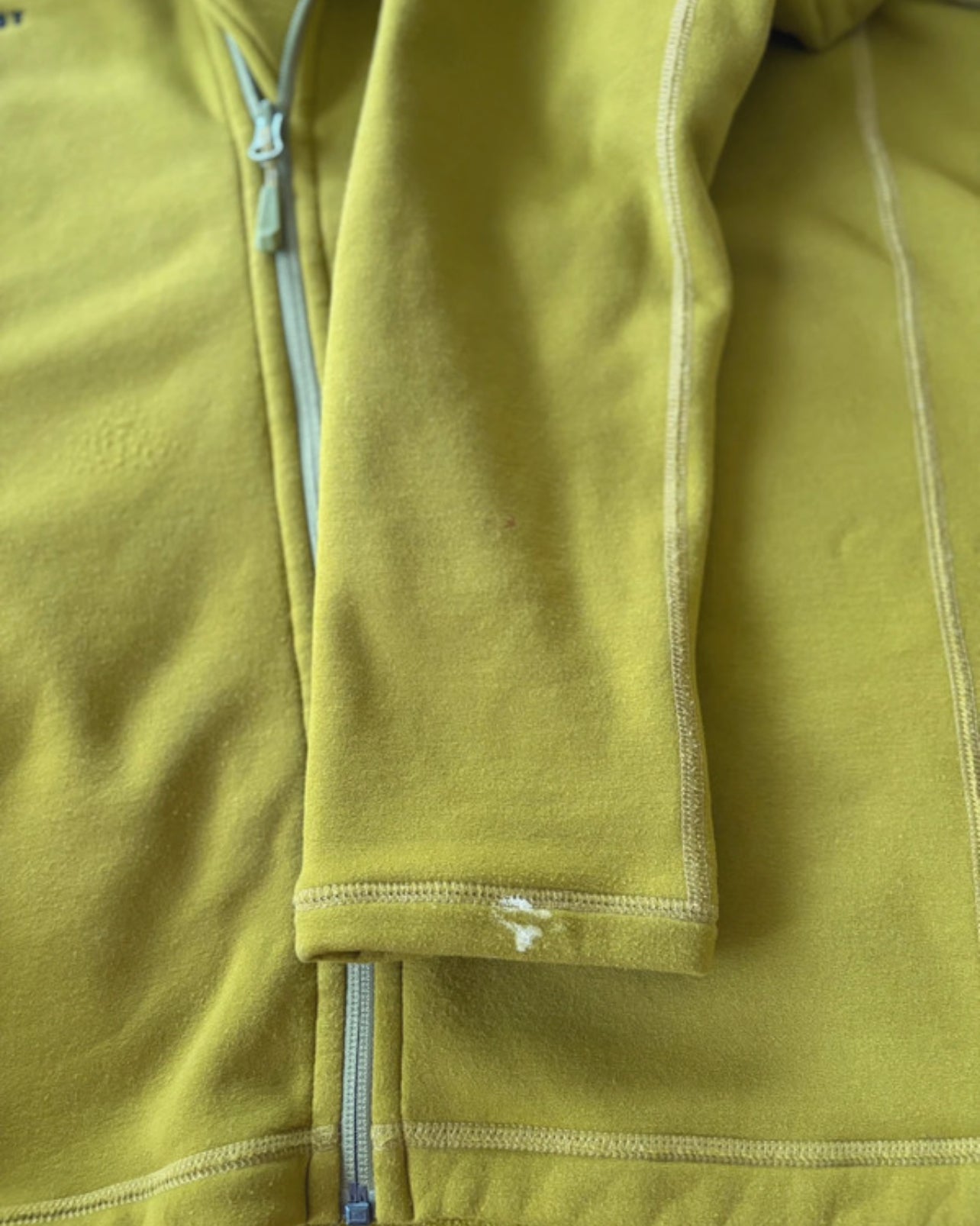 Fleece Jacke von Mammut (XL Herren) Zipper Sweatshirt olivgrün