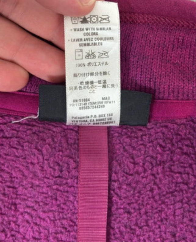 Patagonia Fleece Pullover (M Damen) Better Sweater Magenta