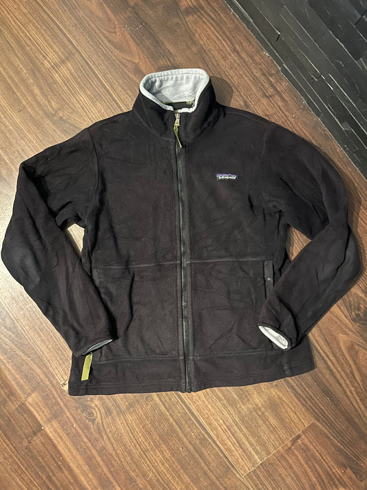 Patagonia Fleece Jacke (M Damen) Zipper 2-lagig schwarz - wanderlich.com