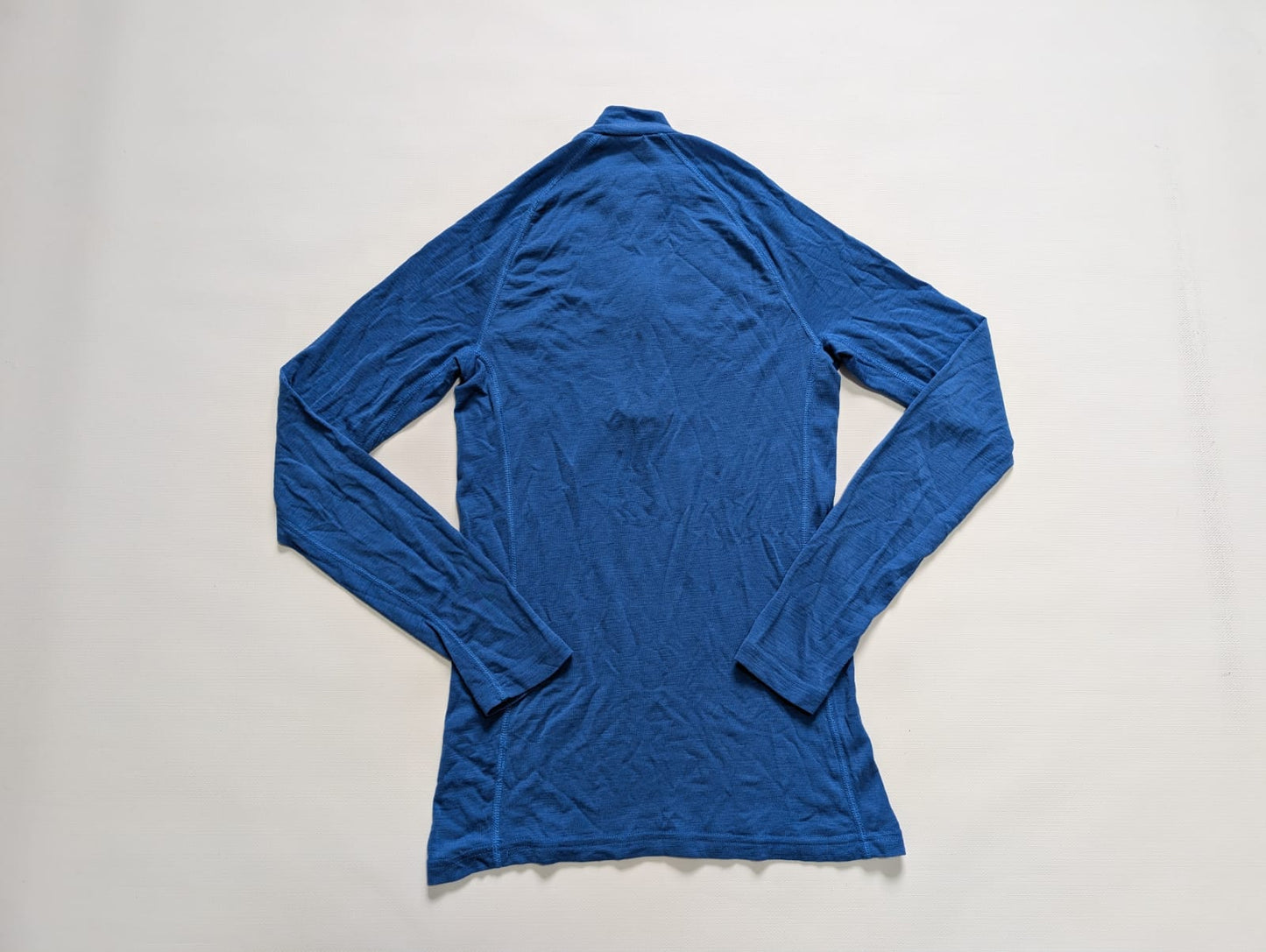 Merino 200 Longsleeve Icebreaker (Herren M) Neck Zip blau - wanderlich.com