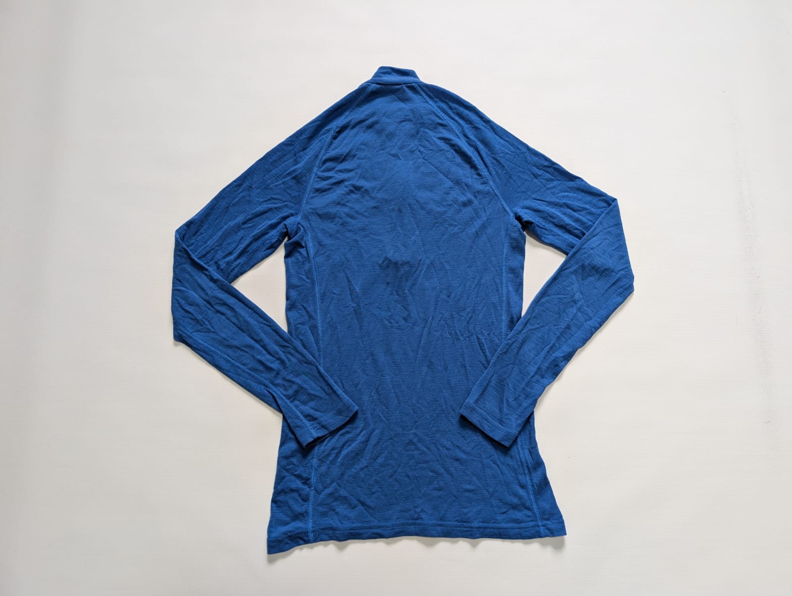 Merino 200 Longsleeve Icebreaker (Herren M) Neck Zip blau - wanderlich.com