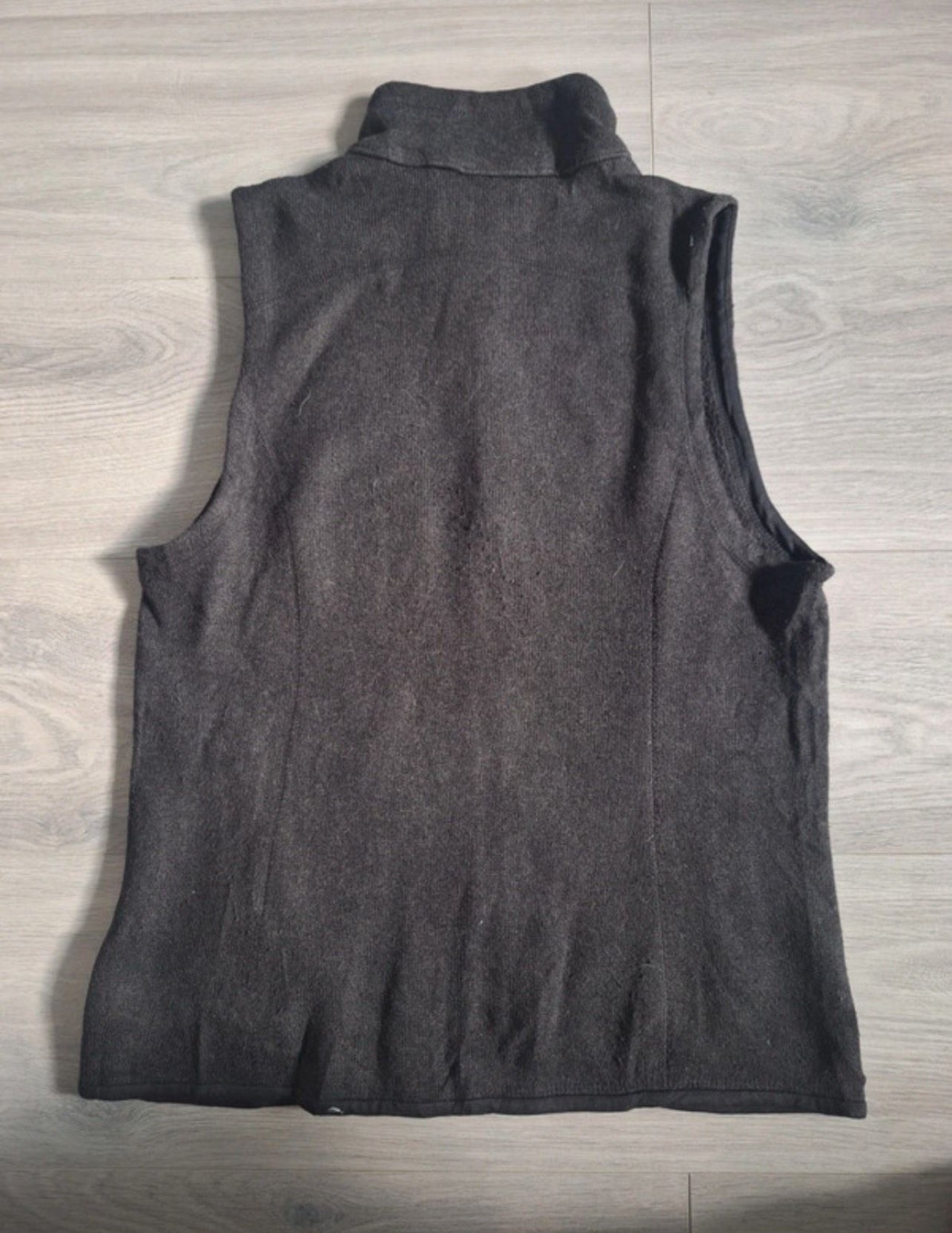 Strickoptik Fleece Weste von Patagonia (M Damen) schwarz