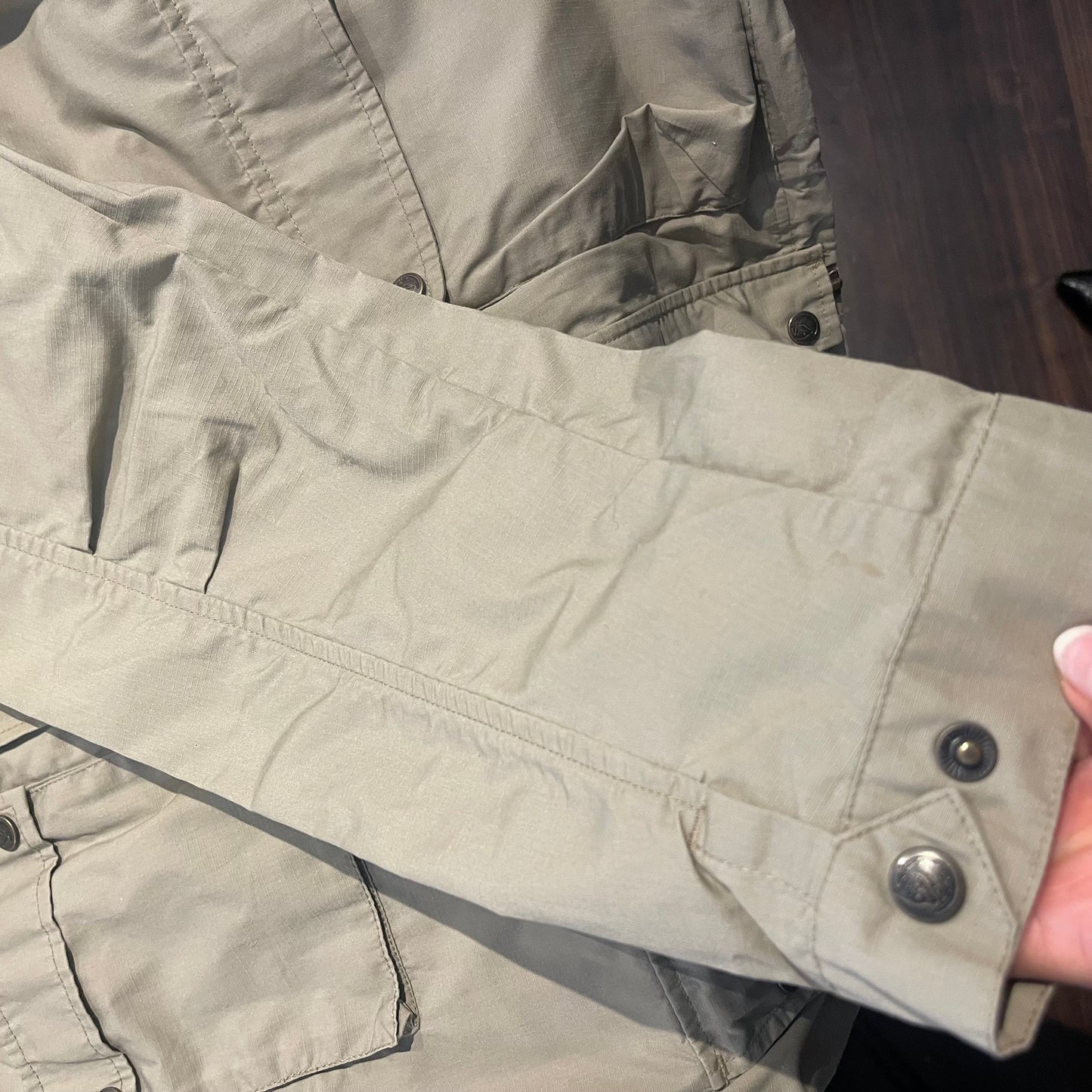 2in1 Jacke & Weste von Fjällräven G-1000 (XL Herren) beige