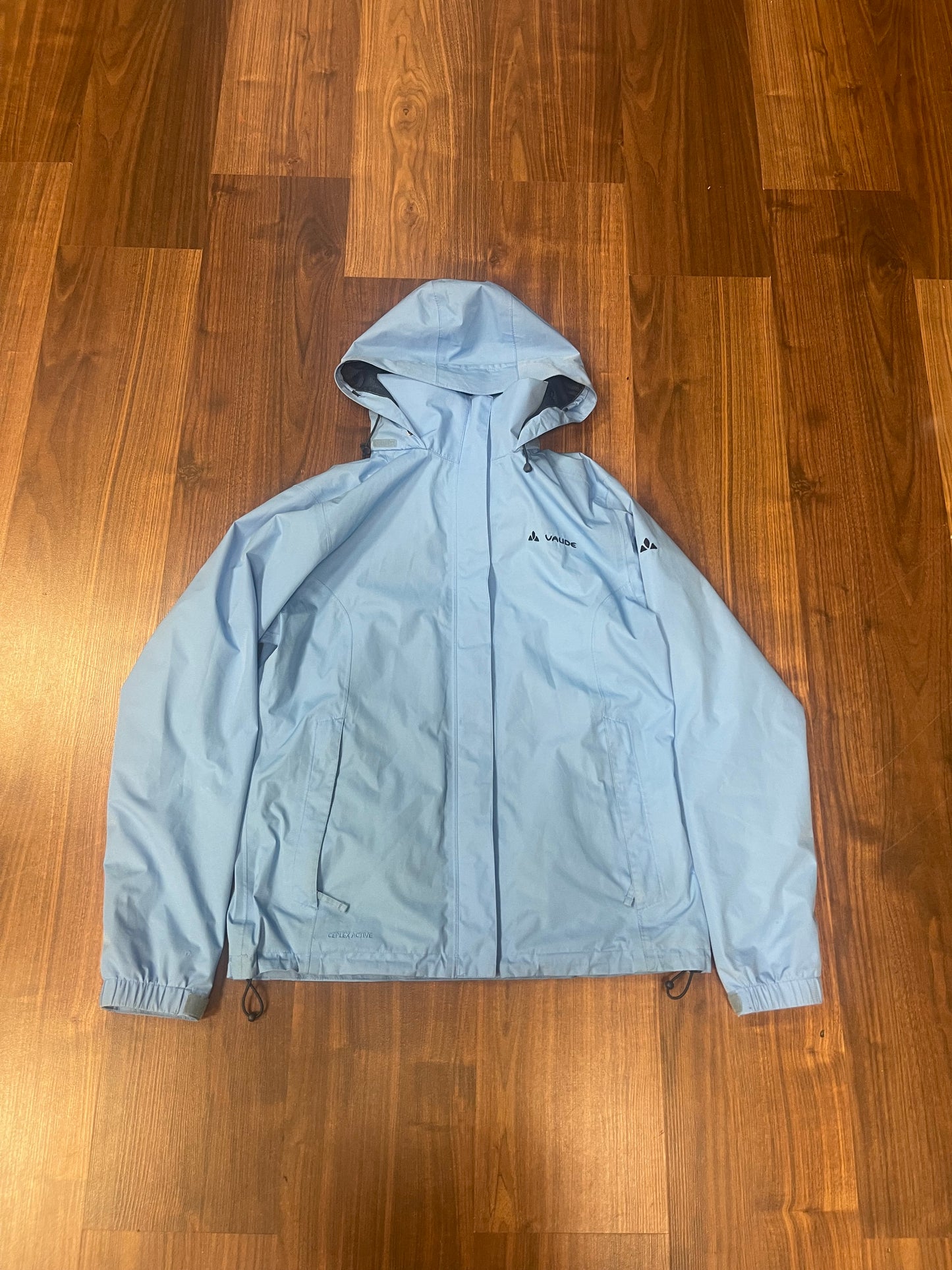 Regen Jacke von Vaude (S-M :38 Damen) blau
