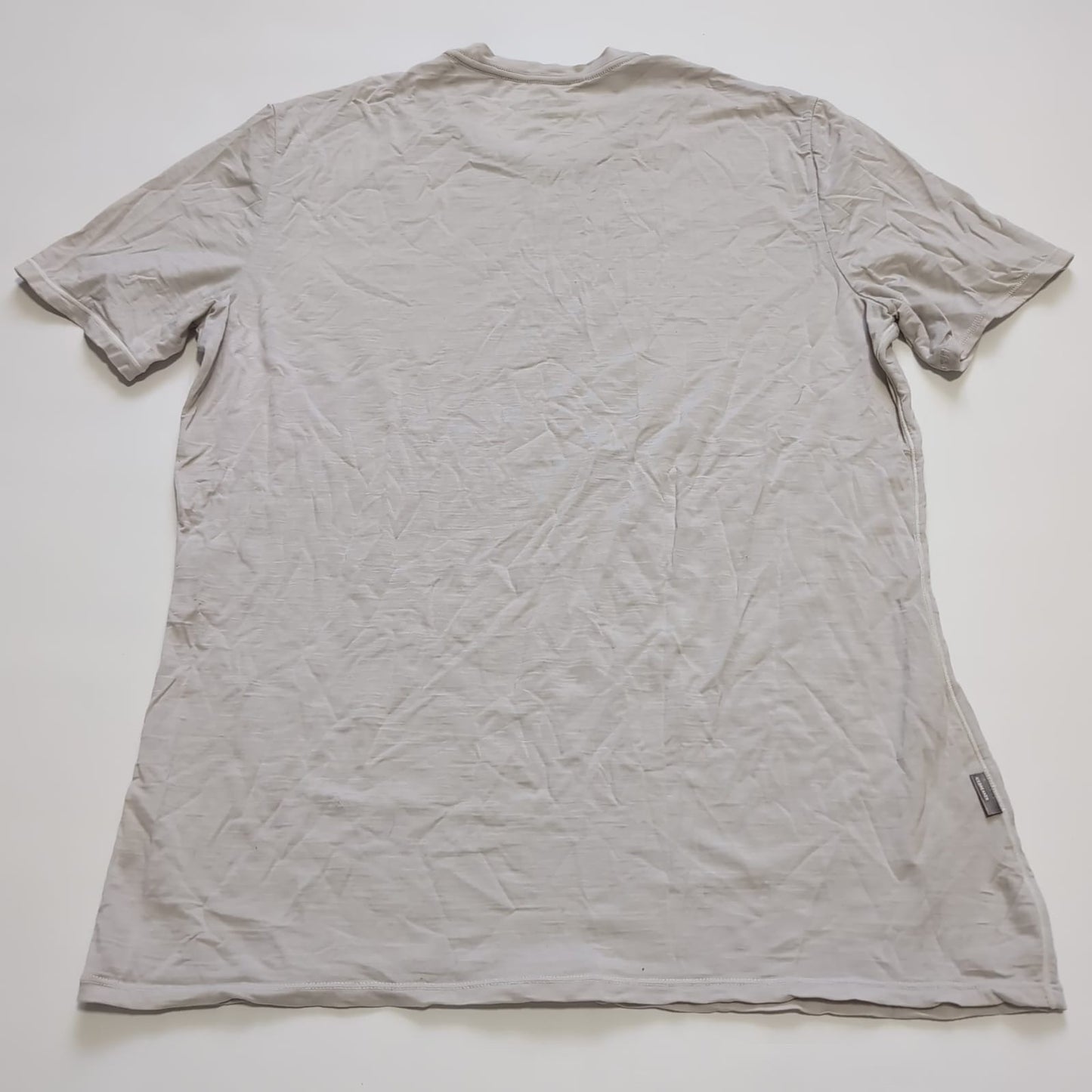 Merino Unterhemd Icebreaker (L Herren) Baselayer Shirt creme weiß - wanderlich.com