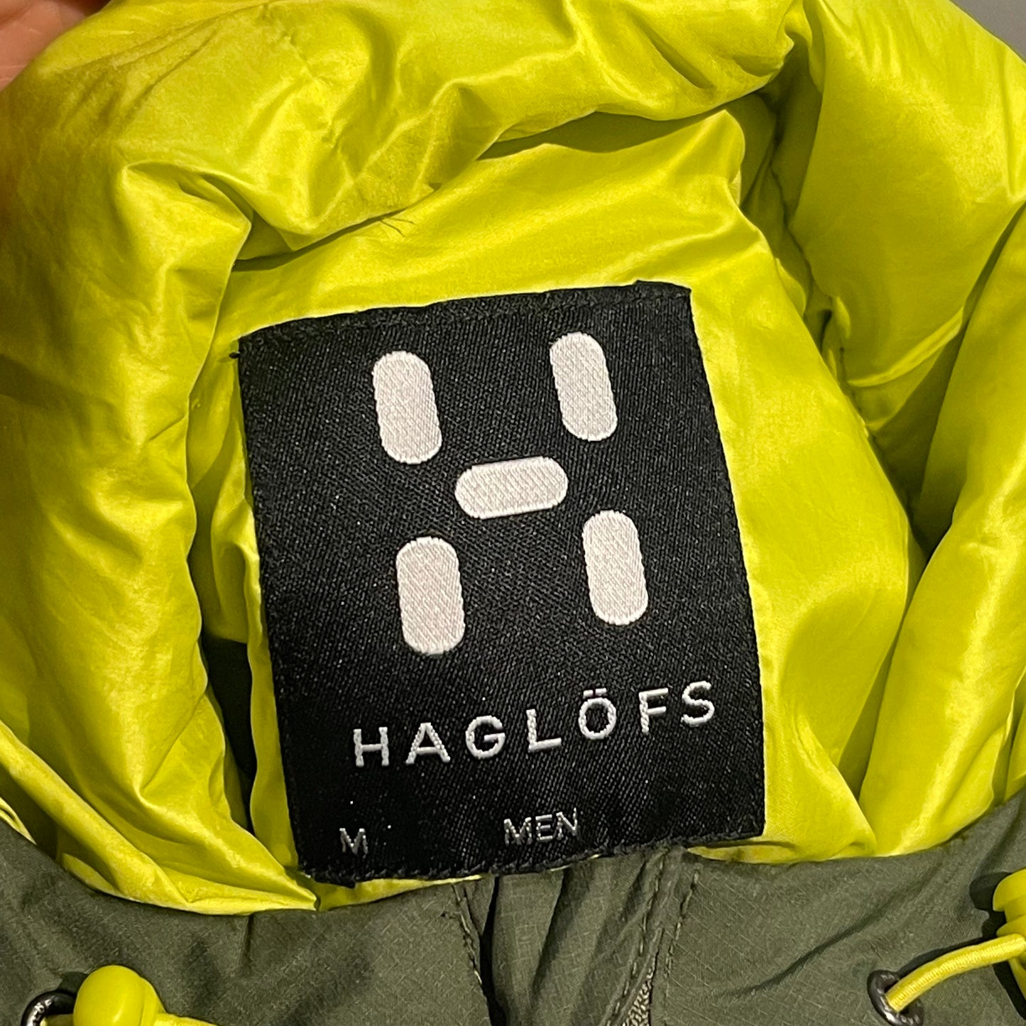 Warme Isolations Jacke von Haglöfs (M Herren) Barrier Pertex grün