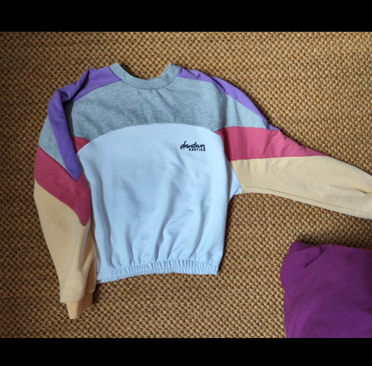 Pullover von Kaotiko in Größe S weiß bunt