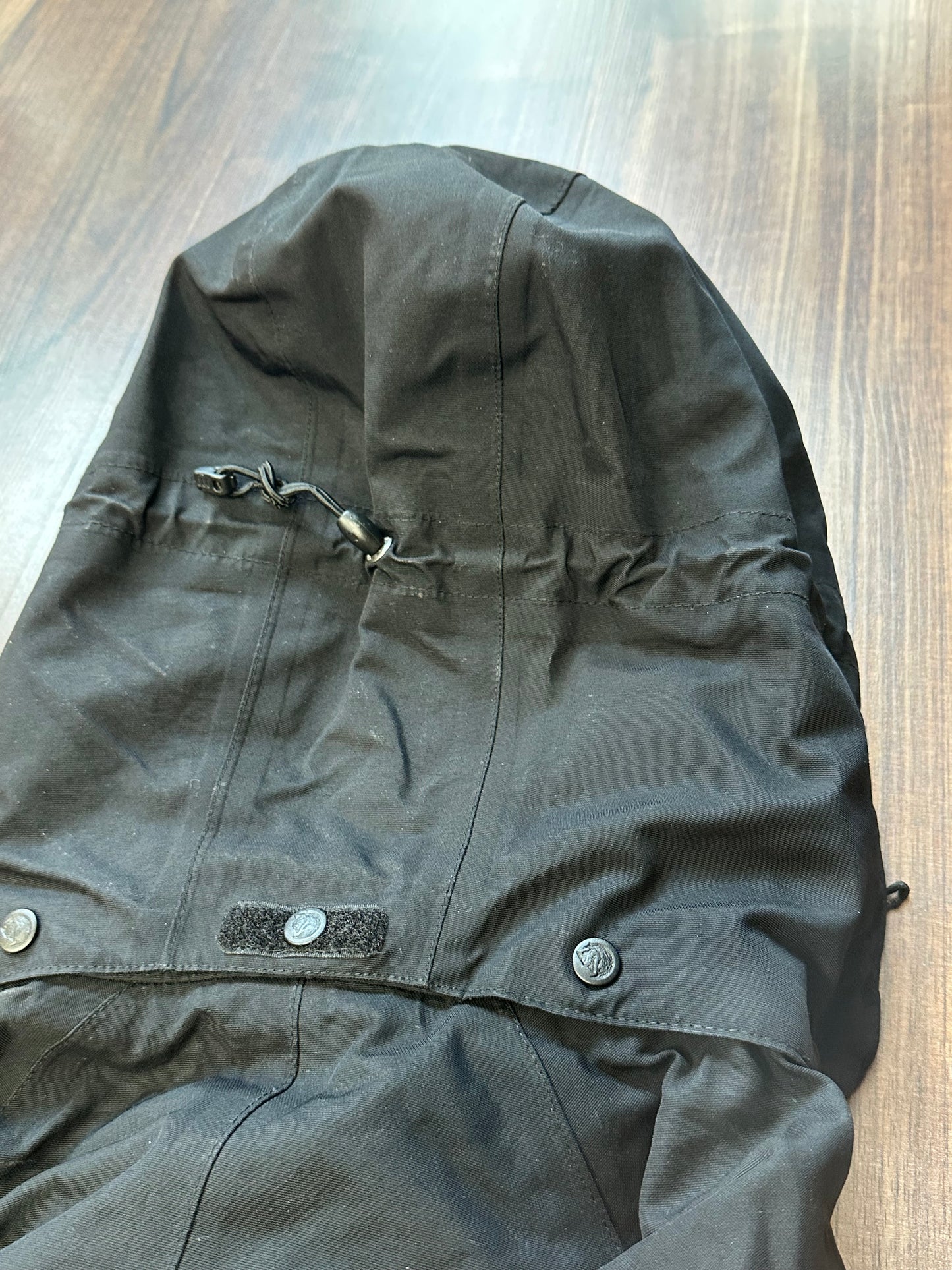 Gefütterte Regen Parka Fjällräven (S Damen) wasserdicht schwarz