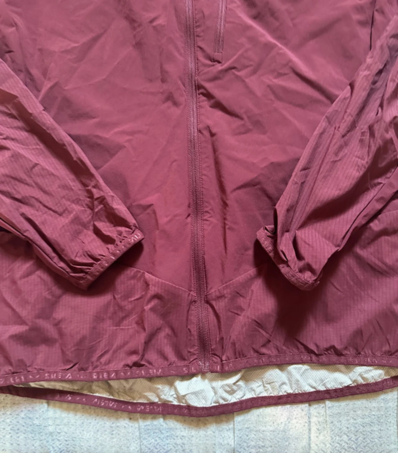 Hybride Regen Jacke von Salewa (XL Damen) ultraleicht bordeaux