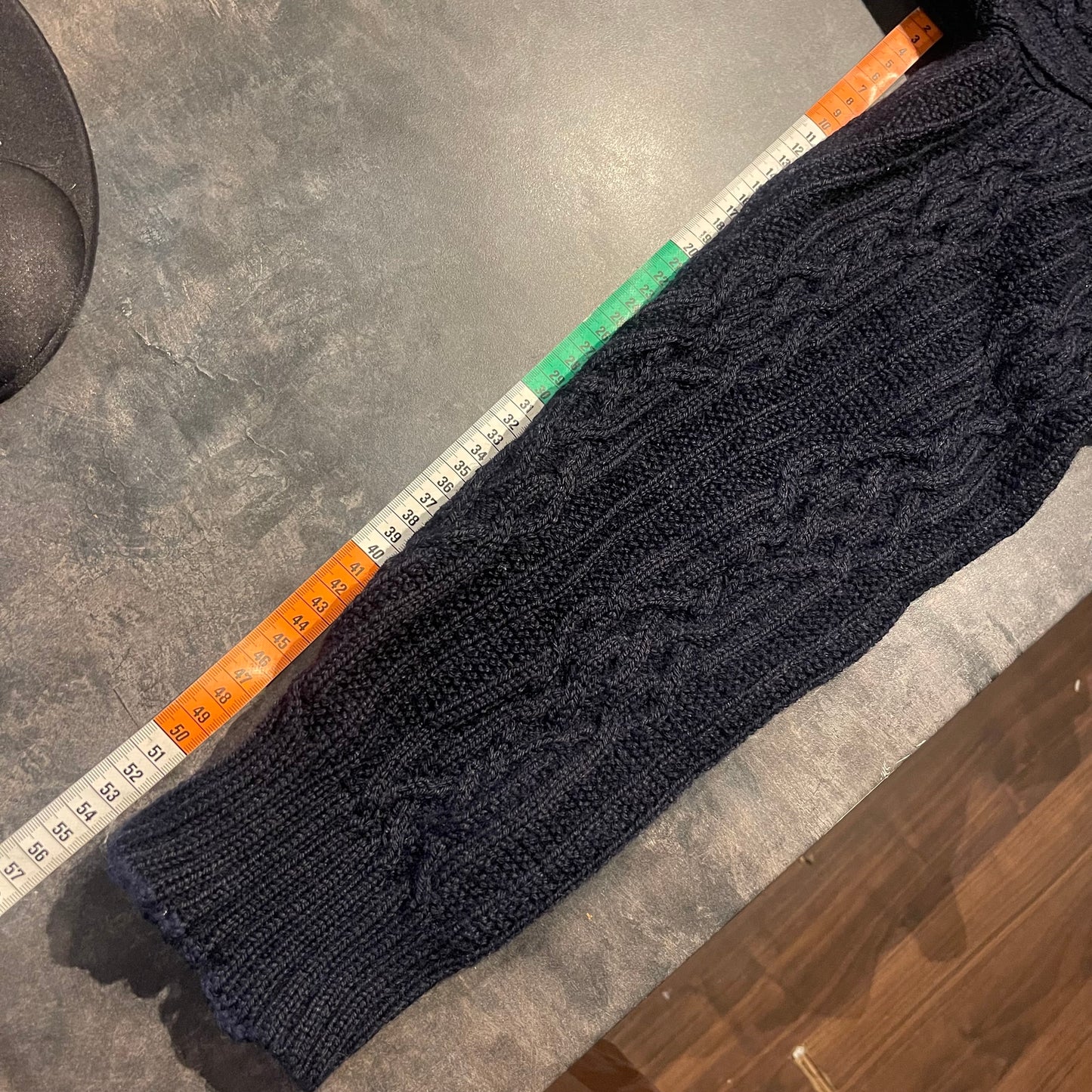 Strick Pullover Dale of Norway (L Herren) Zipper dunkelblau