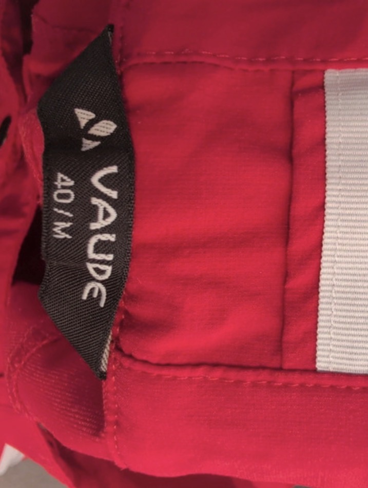 Trekking Hose von Vaude (Damen M ) leichtes Softshell rot