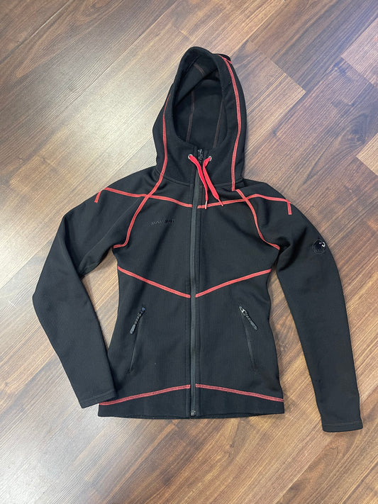 Fleece Jacke von Mammut (XS Damen) Zip Hoodie schwarz