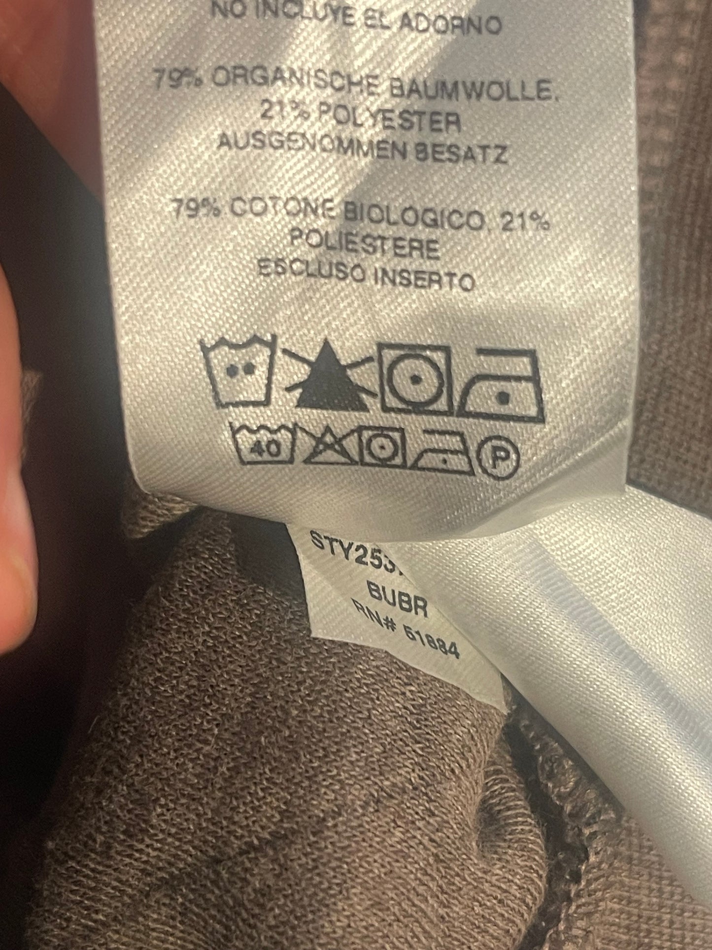 Patagonia Pullover (L Herren) Organic Cotton grau blau