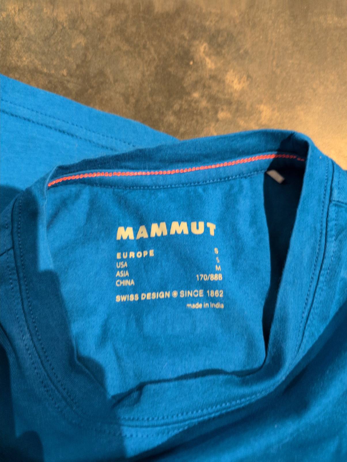 Mammut Extreme T-Shirt (S Herren) blau mit Logo
