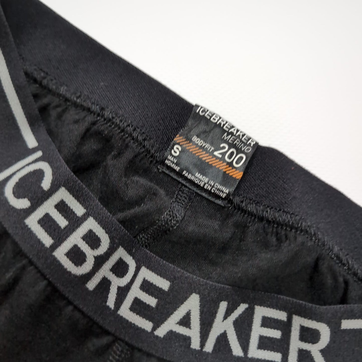Merino Unterhose von Icebreaker 200 (S Herren) 3/4 Wool Tights schwarz