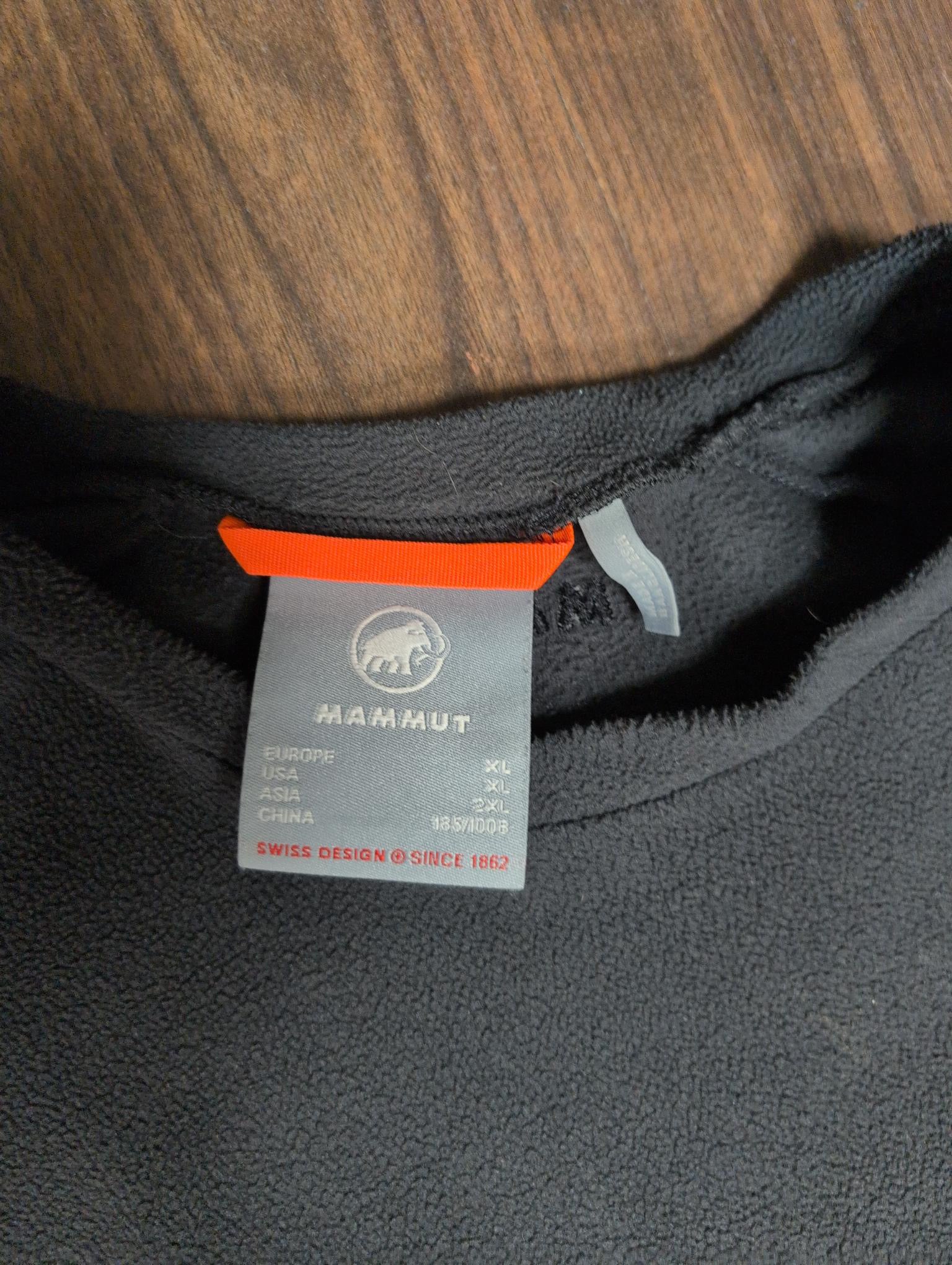 Fleece Pullover von Mammut (XL Herren) anthrazit grau - wanderlich.com