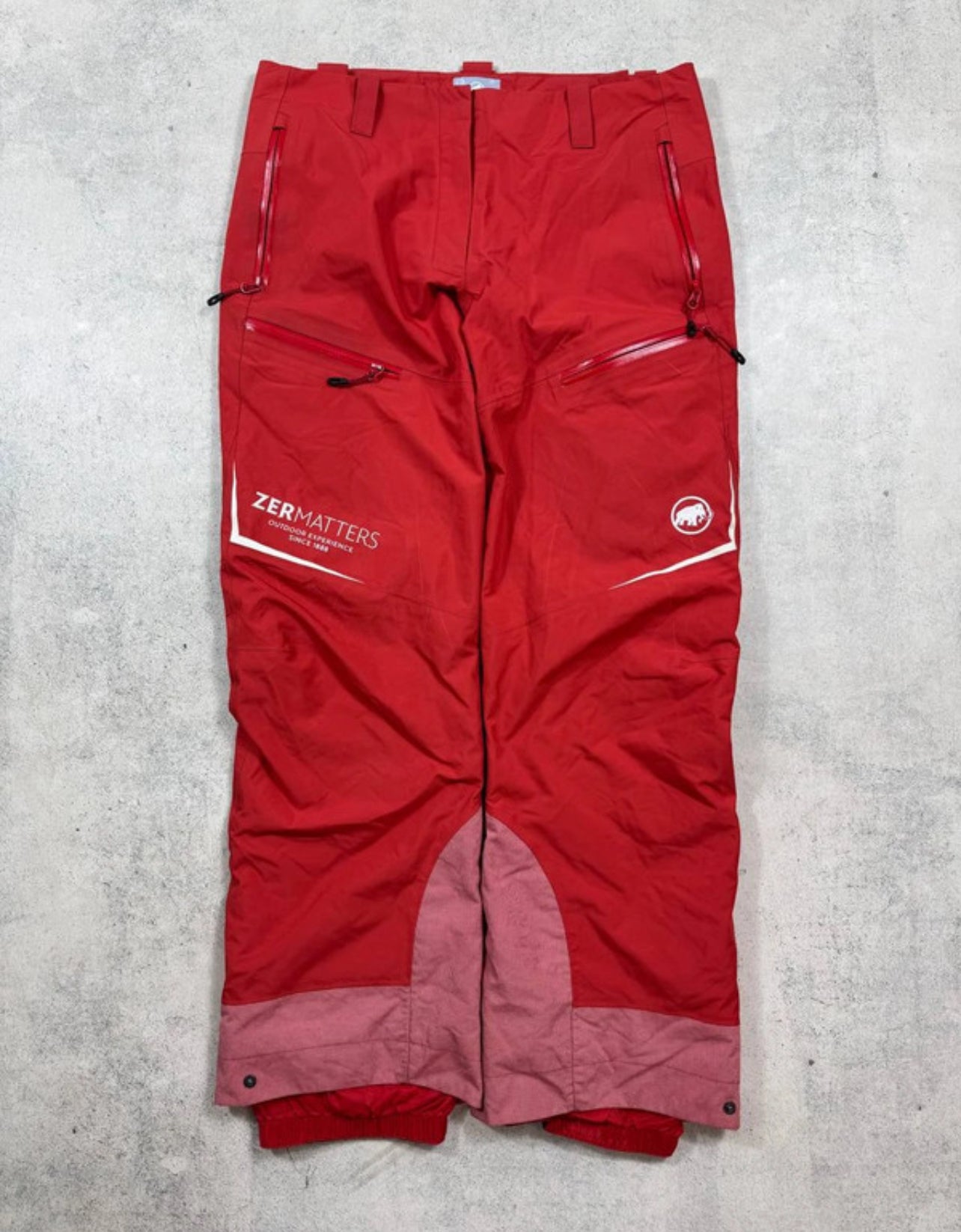 Ski Anzug von Mammut ( M ) Goretex Jacke Hose warm gefüttert rot