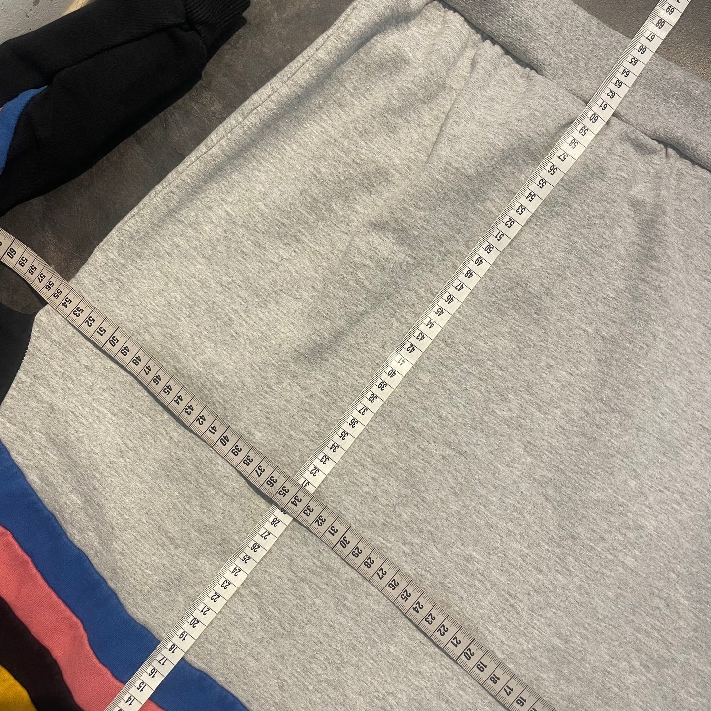 Kaotiko Pullover (S) 50% Baumwolle grau schwarz bunt