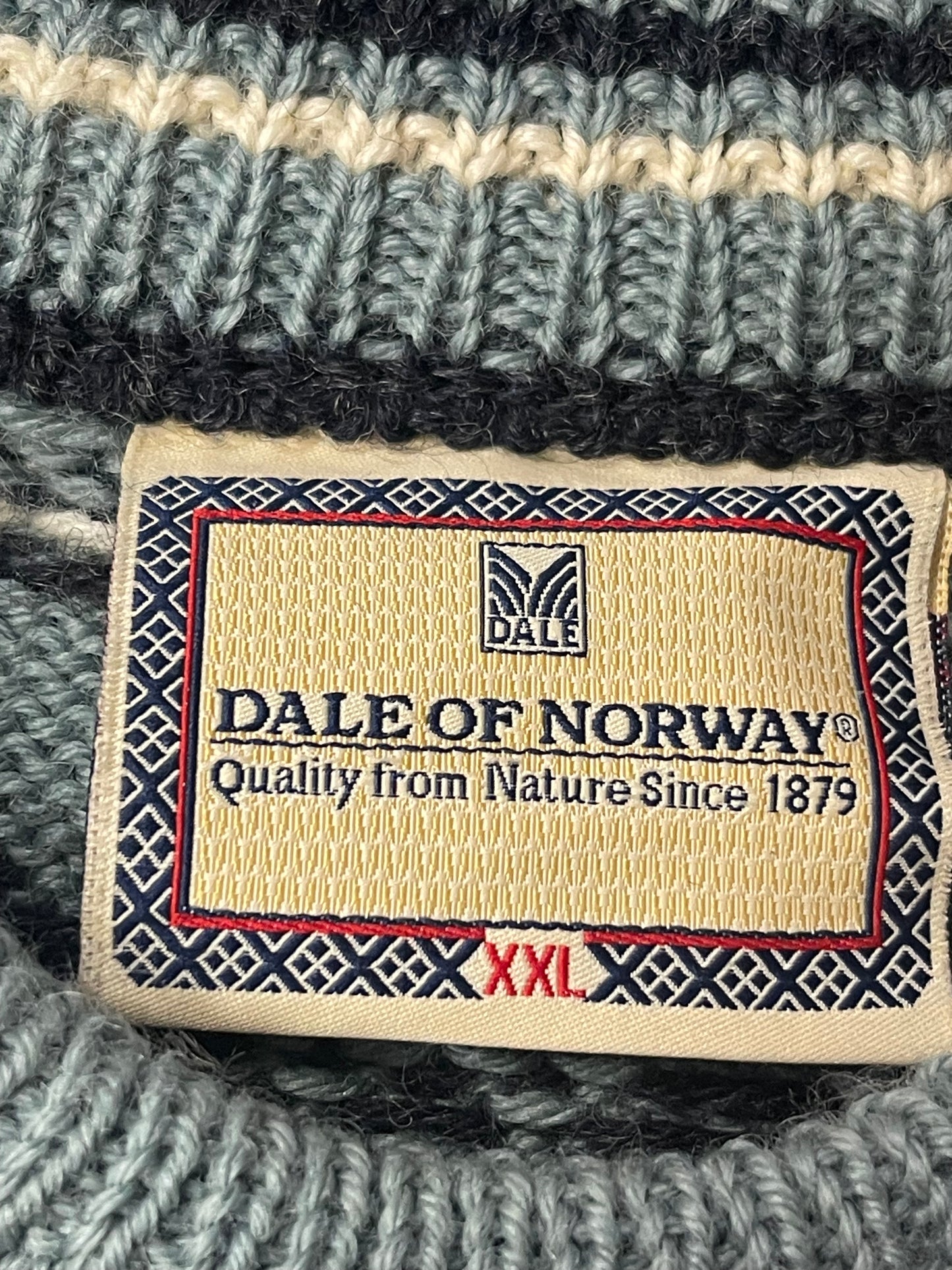 Pullover von Dale of Norway Wolle (XXL Herren) schwarz grau