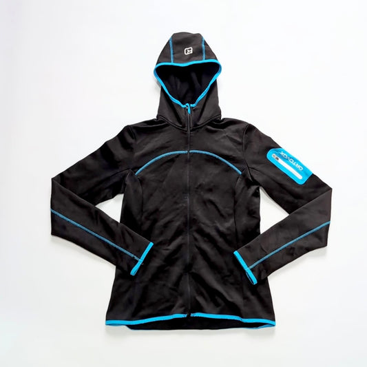 Ortovox Merino Jacke (S Damen) Zip Hoodie schwarz