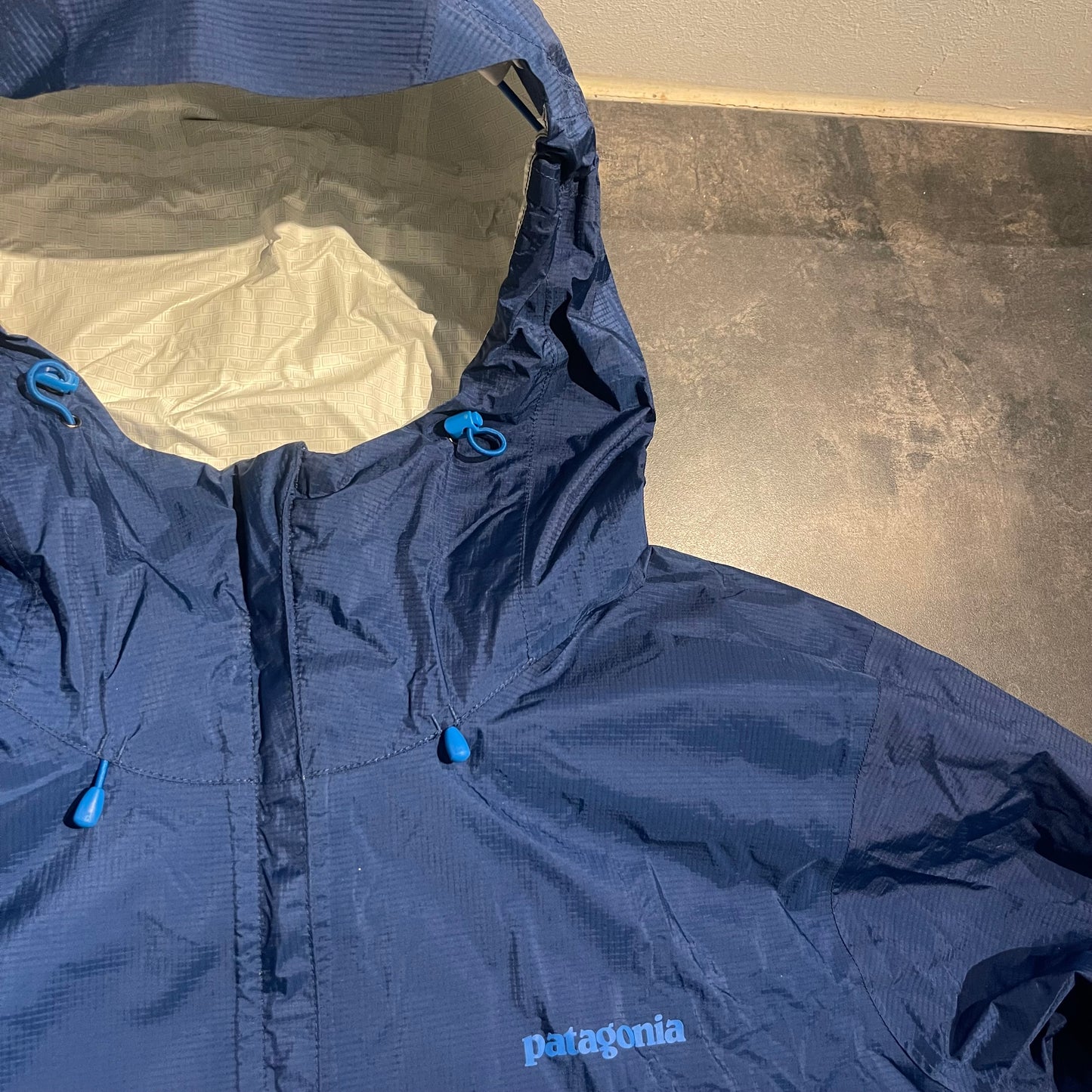 Regen Jacke von Patagonia (XL Herren) Hardshell H2nO blau