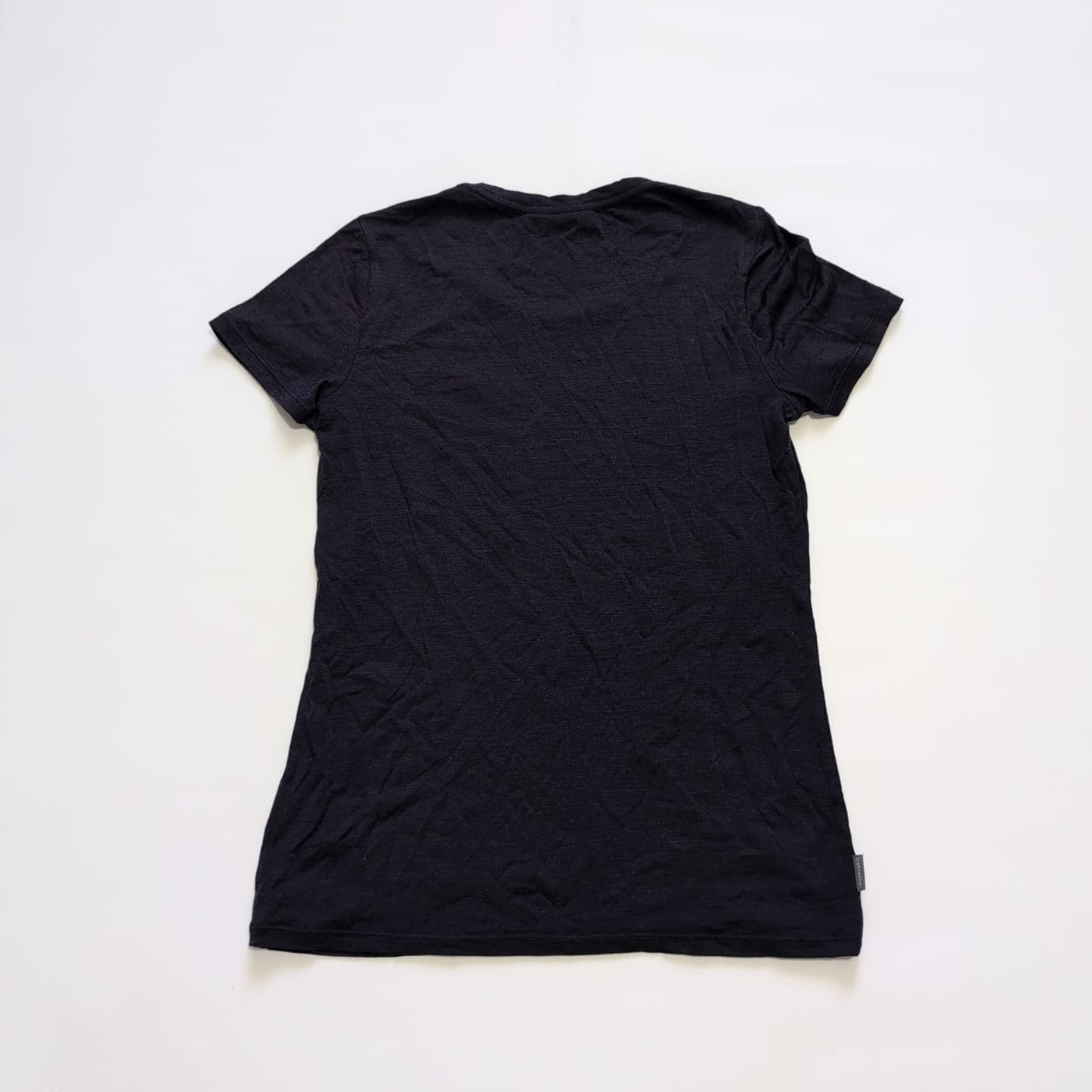 Merino T-Shirt Icebreaker (S Damen) marineblau Print Velo
