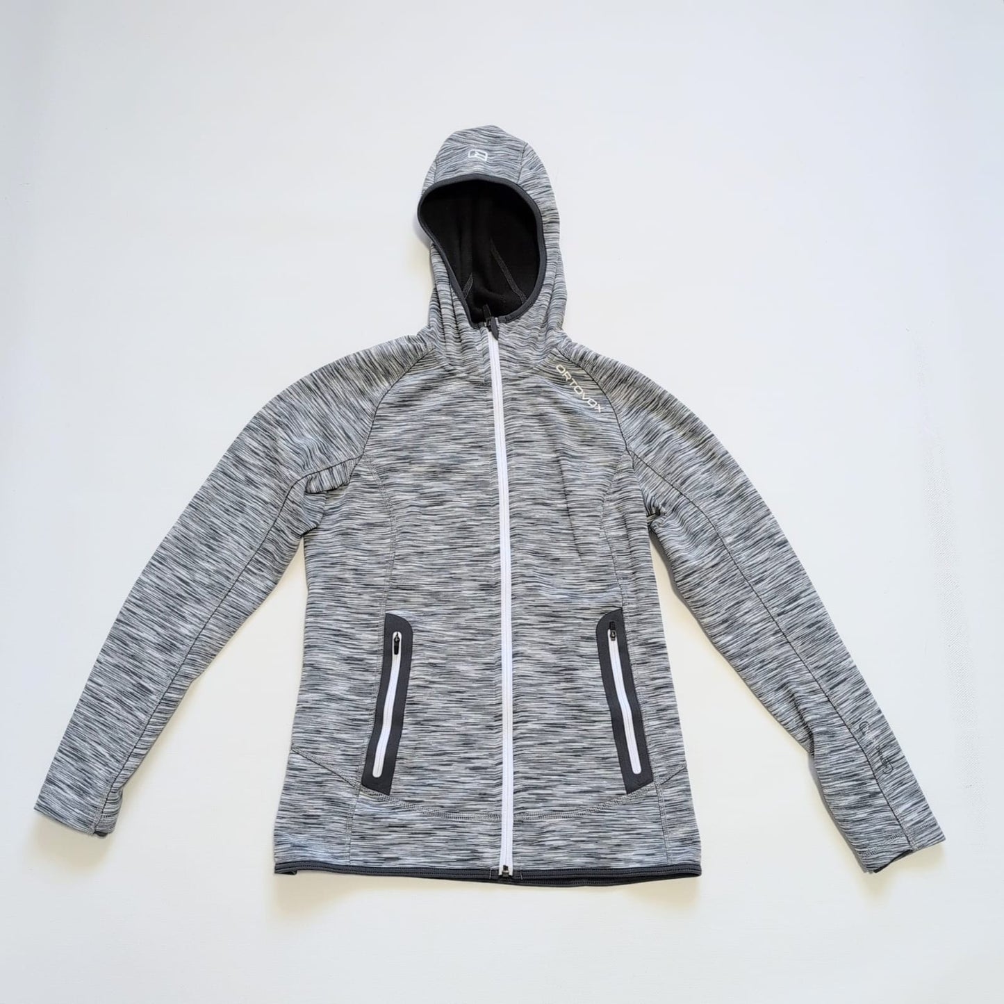 Ortovox Merino Jacke (M Damen) Zip Hoodie grau - wanderlich.com