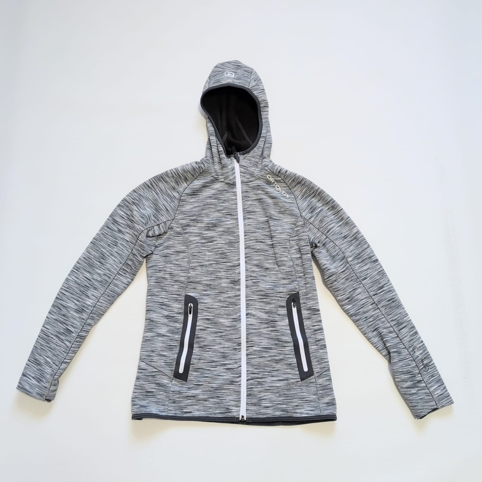 Ortovox Merino Jacke (M Damen) Zip Hoodie grau - wanderlich.com