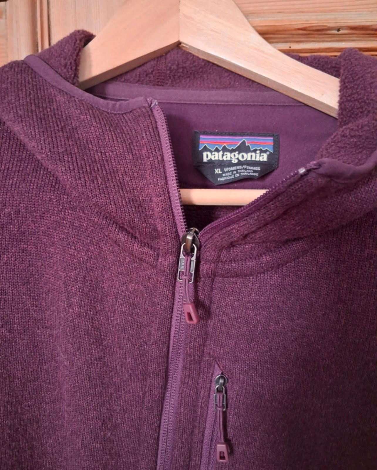 Patagonia Fleece Jacke (XL Damen ) Better Sweater bordeaux