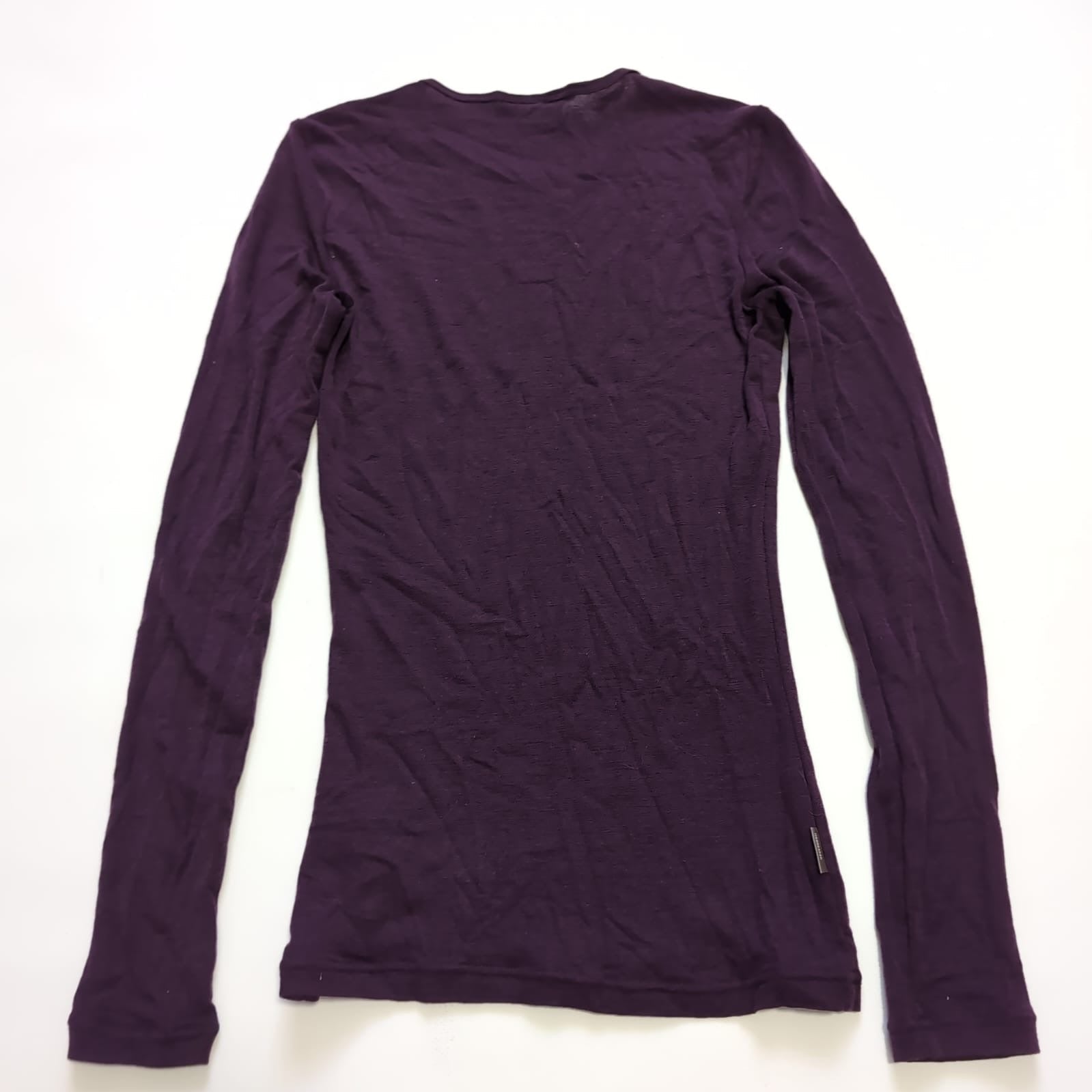Merino Longsleeve Icebreaker 200 (XS Damen) lila Baselayer - wanderlich.com