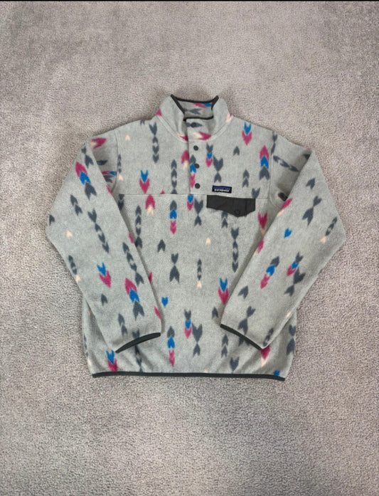 Patagonia Synchilla Fleece Pullover (S) grau gemustert