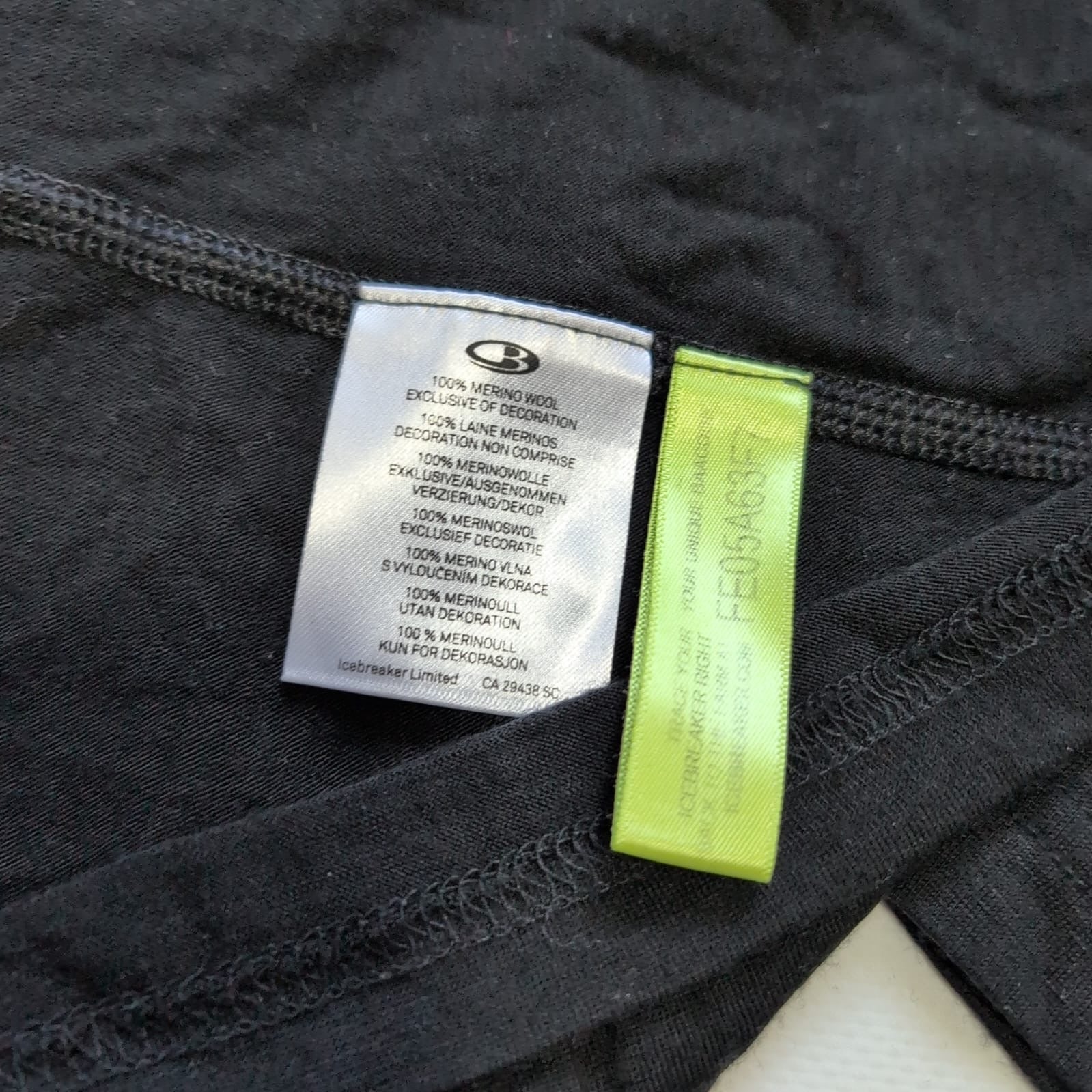 Merino Longsleeve Icebreaker (M HERREN) 200 Baselayer schwarz - wanderlich.com