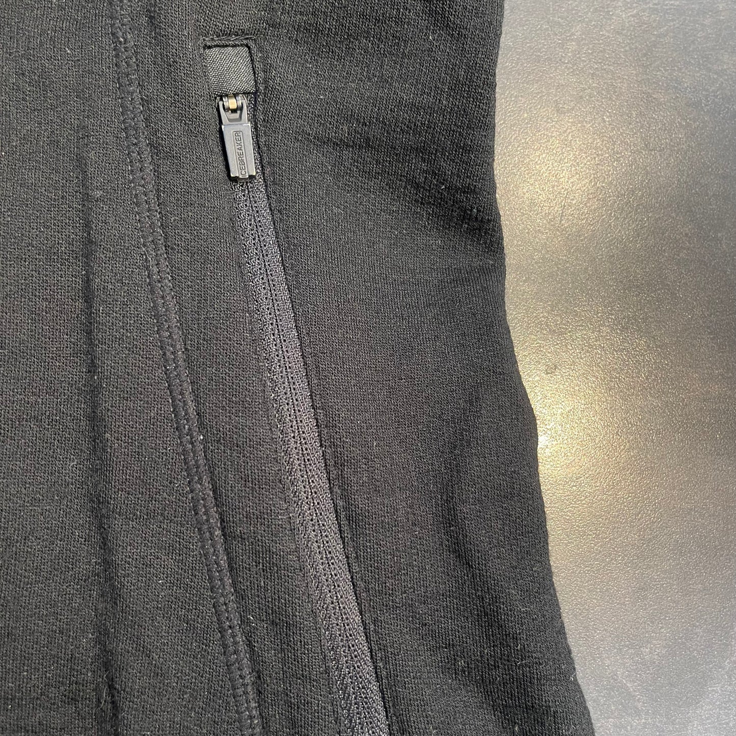 Warme Merino Zipper Jacke von Icebreaker (M Damen) schwarz