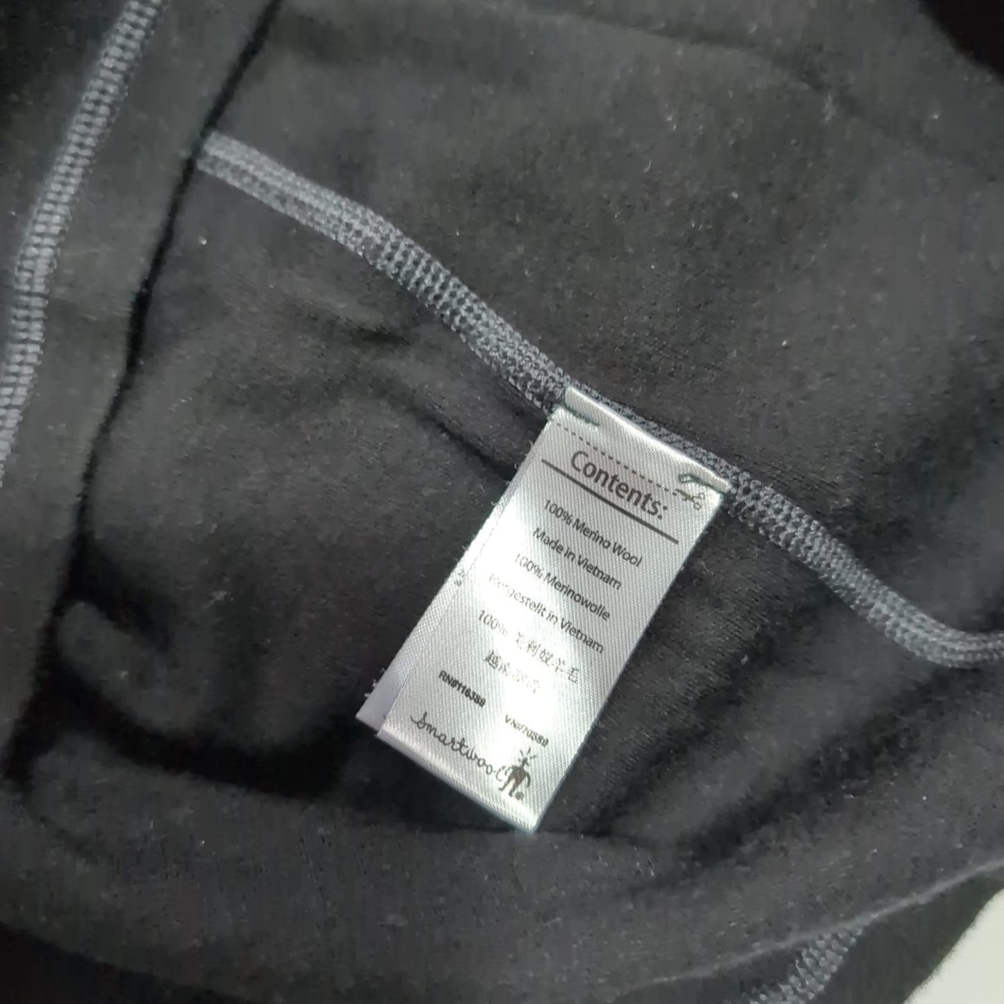 Merino Zip Longsleeve von Smartwool (S Herren) Baselayer schwarz