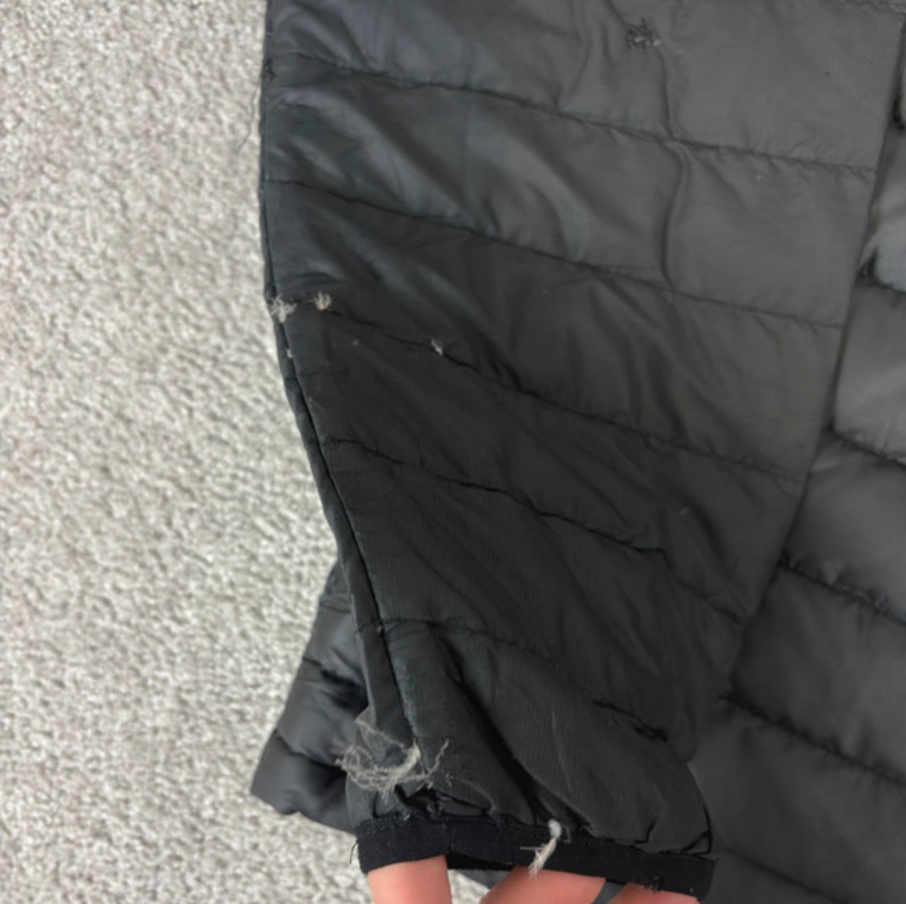 Patagonia leichte Daunen Jacke (Herren L) schwarz