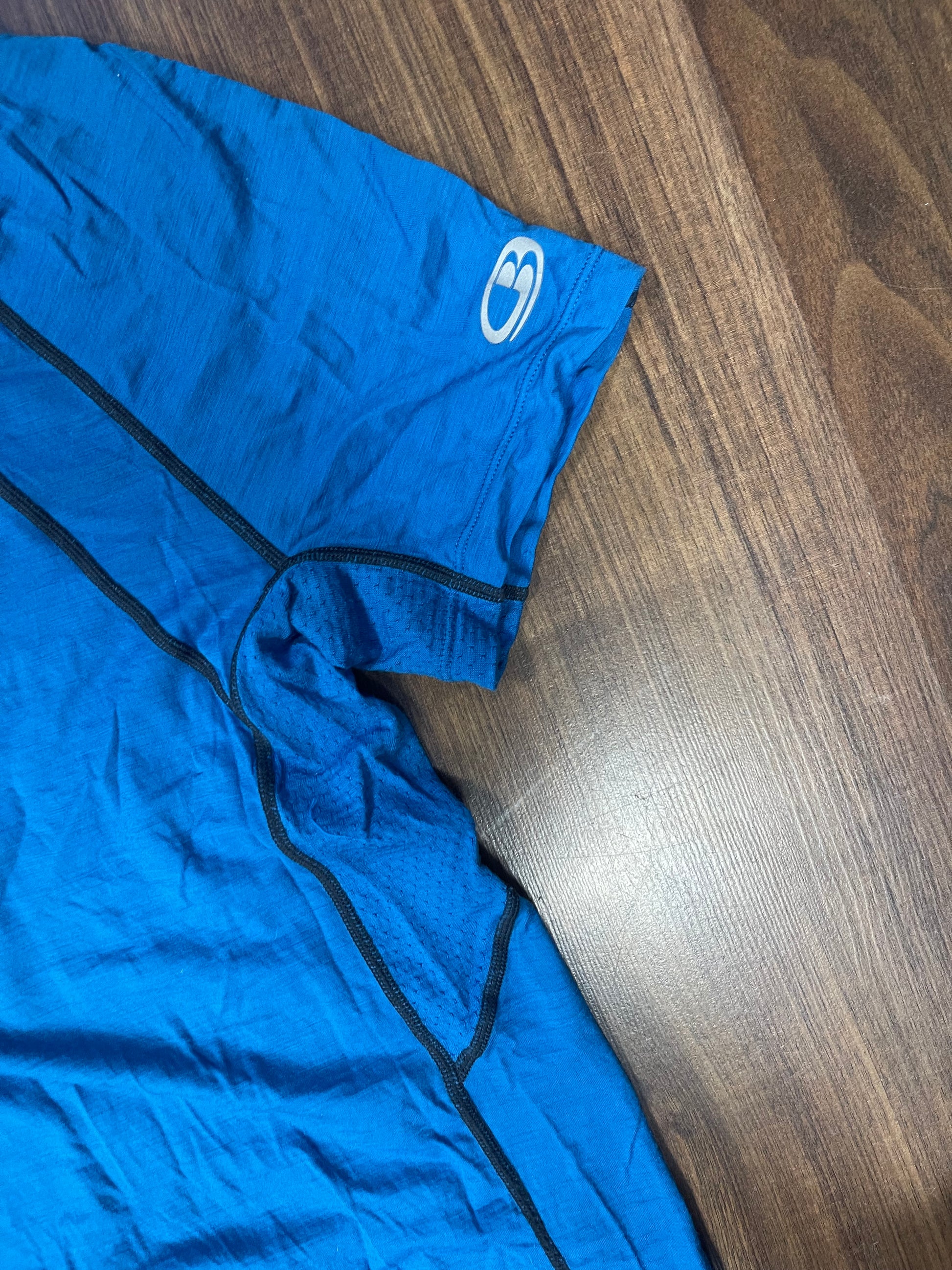 Half Zip T-Shirt von Icebreaker Merino GT 150 (S Herren) blau - wanderlich.com