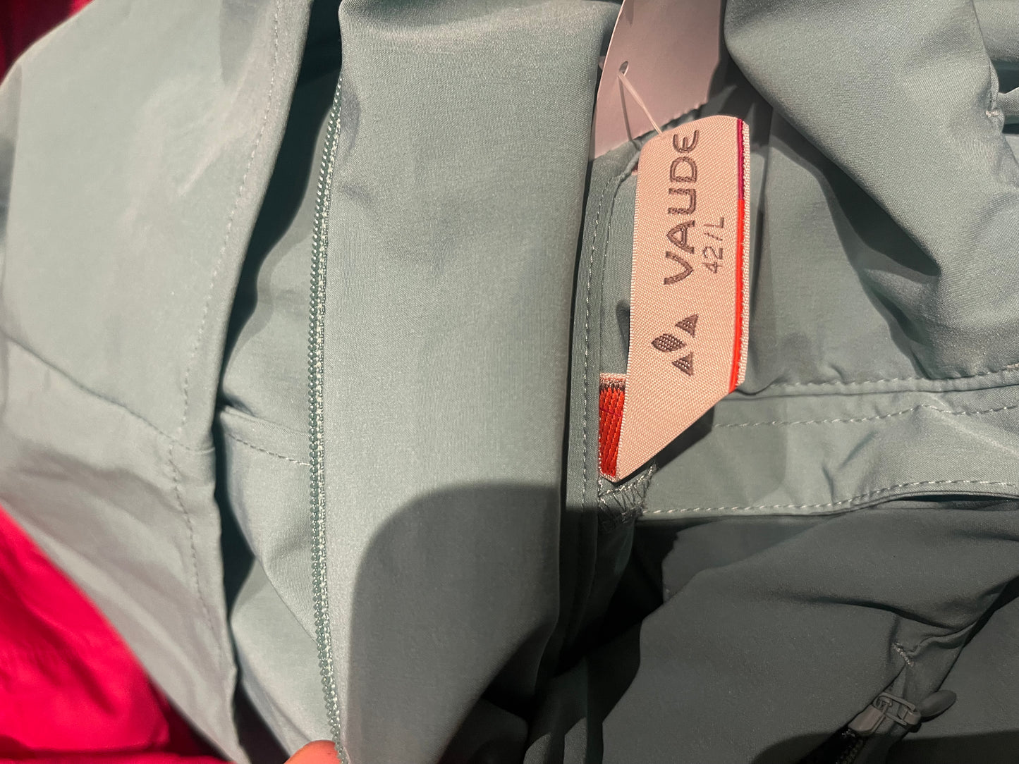 Leichte Stretch Jacke Vaude (XL Damen) Windbreaker minzgrün