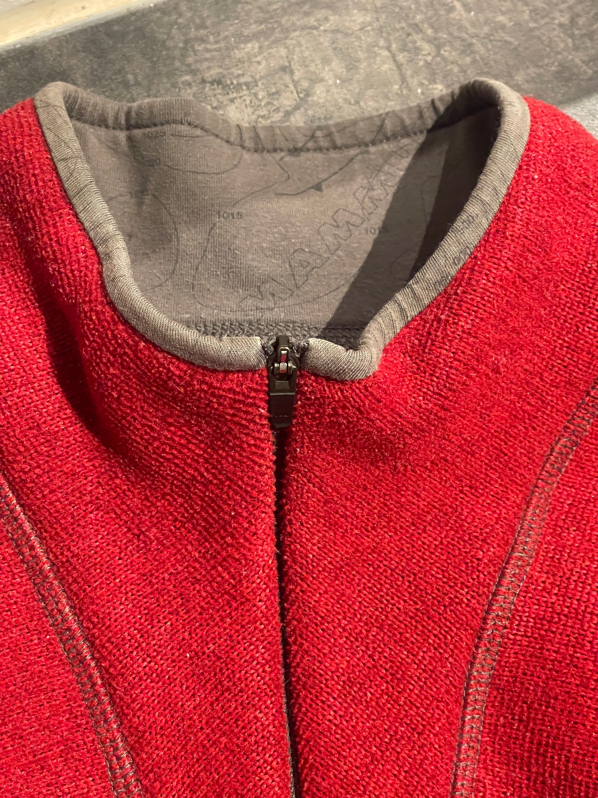 Fleece Pullover von Mammut (S Damen) neck-zip rot - wanderlich.com