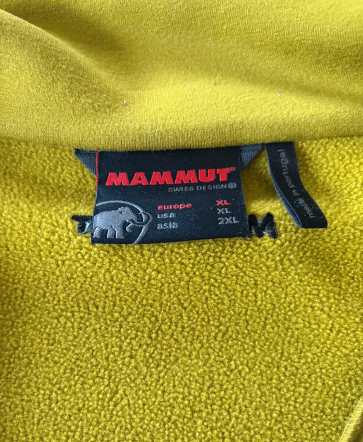 Fleece Jacke von Mammut (XL Herren) Zipper Sweatshirt olivgrün