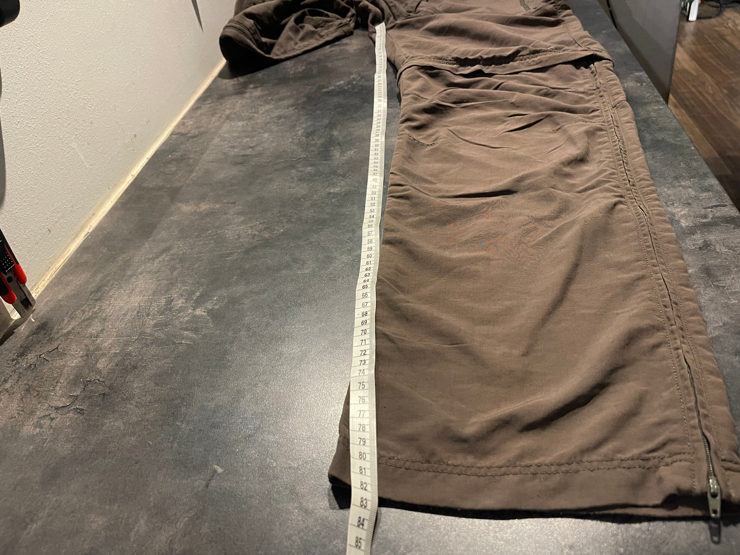 2in1 Hose von Mammut (L Damen) Zip-Off braun