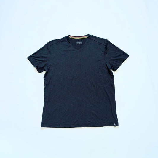 T-Shirt von Smartwool pure Merino (M Herren) schwarz